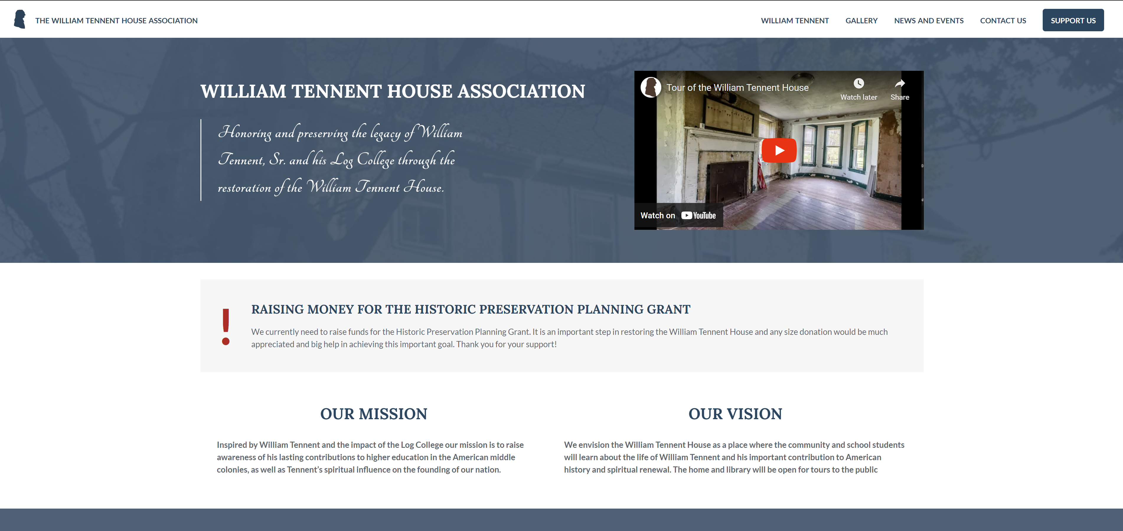 William Tennent House Association